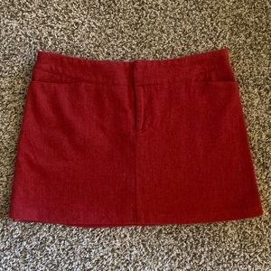 American Eagle Red Mini Skirt, size 8